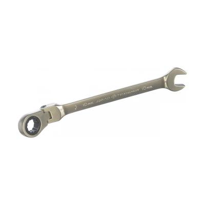 Ключ комбинированный ДЕЛО ТЕХНИКИ трещоточный шарнирный 10 мм 515410