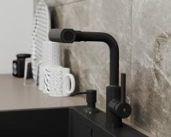 Смеситель для кухни RUSH Tinos TI3732-17Black