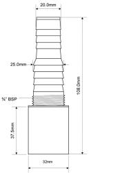Адаптер MCALPINE для бытовой техники MRWMF32