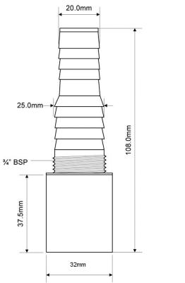 Адаптер MCALPINE для бытовой техники MRWMF32
