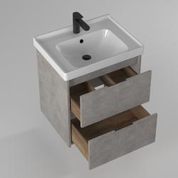 Тумба с раковиной BRIZ Чикаго 60 грей