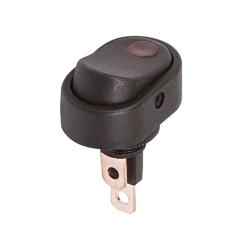 Выключатель клавишный REXANT Mini RWB-523 черный 36-2715