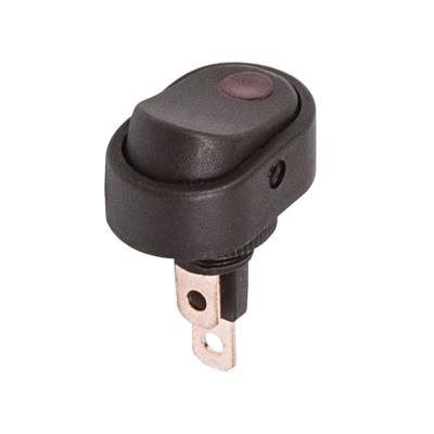 Выключатель клавишный REXANT Mini RWB-523 черный 36-2715