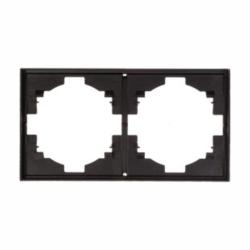 Рамка KRANZ Strong 2 поста антрацит KR-78-0752-5