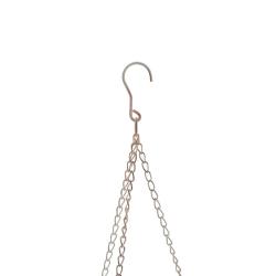 Кашпо металлическое РЕМЕКО Белый 19 см