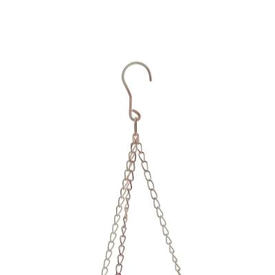 Кашпо металлическое РЕМЕКО Белый 19 см