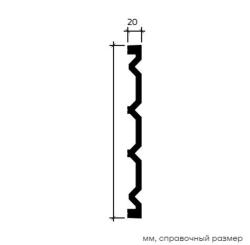 Панель ЕВРОПЛАСТ New art deco 240*20*2000 мм 6.59.806