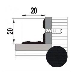 Профиль угловой ЛУКА ПУ 05-1 Венге 094 1,35 м