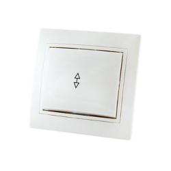 Переключатель TDM Таймыр 1 клавиша белый SQ1814-0007