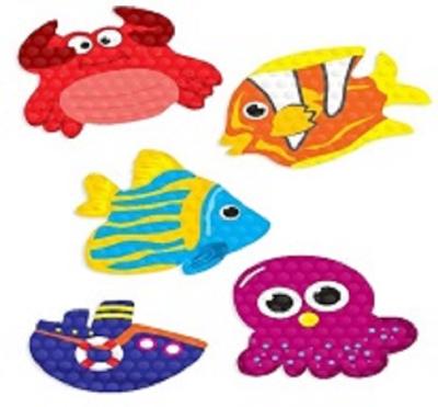 Набор ковриков для ванной VARMAX Морской Микс