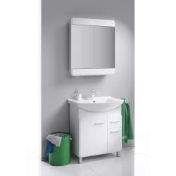 Тумба с раковиной AQWELLA Corsica 75 