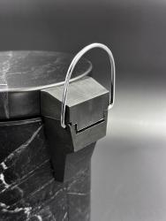 Ведро для мусора JOY HOME черный мрамор 3 л 