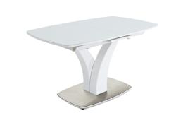 Стол АВРОРА Нотр-Дам Moderne Optiwhite Белый/Белый 1400(1715)*850 мм