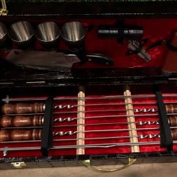 Набор шашлычный Чемодан №10 Черный