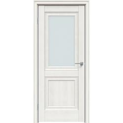 Дверное полотно TRIADOORS 3D Brush 587 дуб патина золото остекленное 2000*900 мм