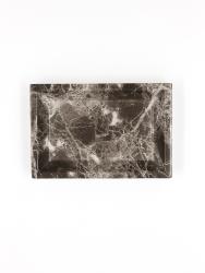 Мыльница JOY HOME Коричневый мрамор