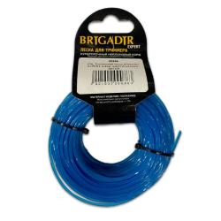 Леска для триммера витой шестигранник 2,4 мм 40 м