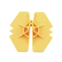 Фиксатор для гибких связей двудольный 4 мм