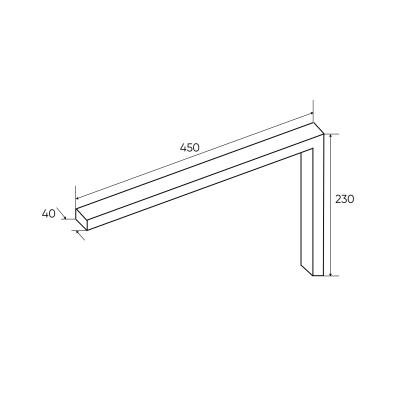 Кронштейн VIANT Г-образный 