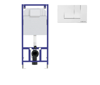 Инсталляция для унитаза BERGES Novum с клавишей S4 040000 040044