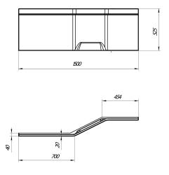 Экран для ванны OPTIMA Cross 150 L