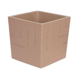 Горшок пластиковый ЛИВИНГРИН Квадро Фраппе 6,6 л