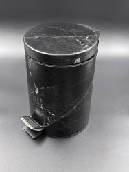 Ведро для мусора JOY HOME черный мрамор 3 л 