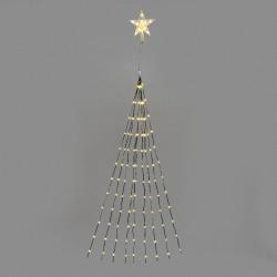 Гирлянда Нить NEON-NIGHT Роса с макушкой на елку эффект водопада теплый белый 2 м 315-896