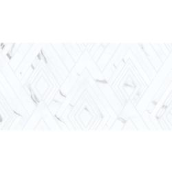 Плитка базовая AZORI Carrara Geometria 31,5*63 см