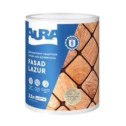 Лазурь декоративно-защитная AURA Fasad Lazur Слоновая кость 2,5 л