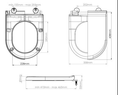 Сиденье для унитаза NOVA Gala 2074