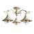 Люстра ARTE LAMP Grazioso A4577PL-3WG Белый, золото