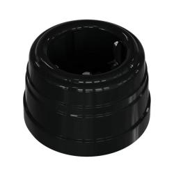 Розетка сетевая ТМ МЕЗОНИНЪ Усадьба с заземлением черный GE30301-05