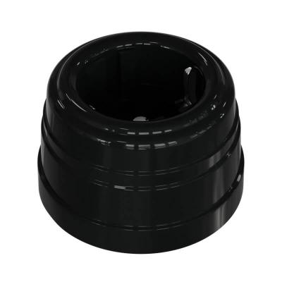 Розетка сетевая ТМ МЕЗОНИНЪ Усадьба с заземлением черный GE30301-05