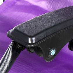 Шезлонг GREEN DAYS Фиолетовый 165*65*110 см