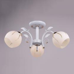 Люстра ЛИГА СВЕТА PC20000 WT+FG/3C Белый, золото