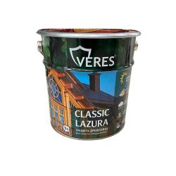Декоративный антисептик VERES Classic Lazura №8 Дуб темный 9 л