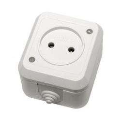 Розетка сетевая MAKEL белый 18306