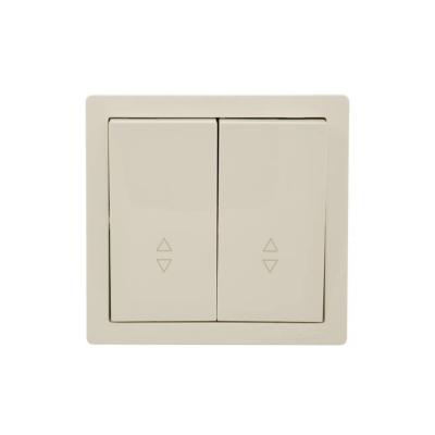 Переключатель LEZARD Leto 2 клавиши кремовый 752-0300-106 