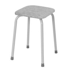 Табурет квадратный Пенёк крепкий 184, цвет сиденья ваниль /ЗМИ/