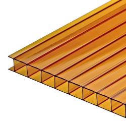 Поликарбонат сотовый Бронза 8 мм