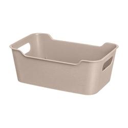 Корзинка универсальная Mango 1,5л, 190*140*80мм, светло-серый /Homver/