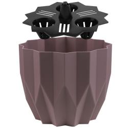 Горшок пластиковый BMC Геометрия Пыльная роза 0,8 л