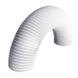 Воздуховод гофрированный DICITI алюминий 10VA white