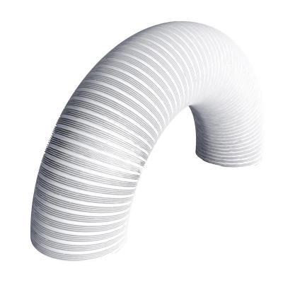 Воздуховод гофрированный DICITI алюминий 10VA white