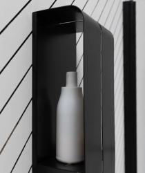 Полка для ванной AQUANET Магнум черный