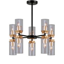 Люстра ЛАЙТ СФЕРА 74671/5+5 Gold+black Черный