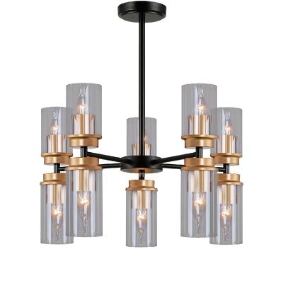 Люстра ЛАЙТ СФЕРА 74671/5+5 Gold+black Черный