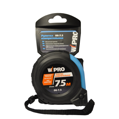 Рулетка WIPRO 7,5 м 06-7,5
