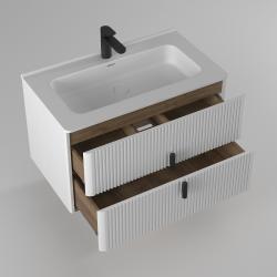 Тумба с раковиной BRIZ Бьянко 80